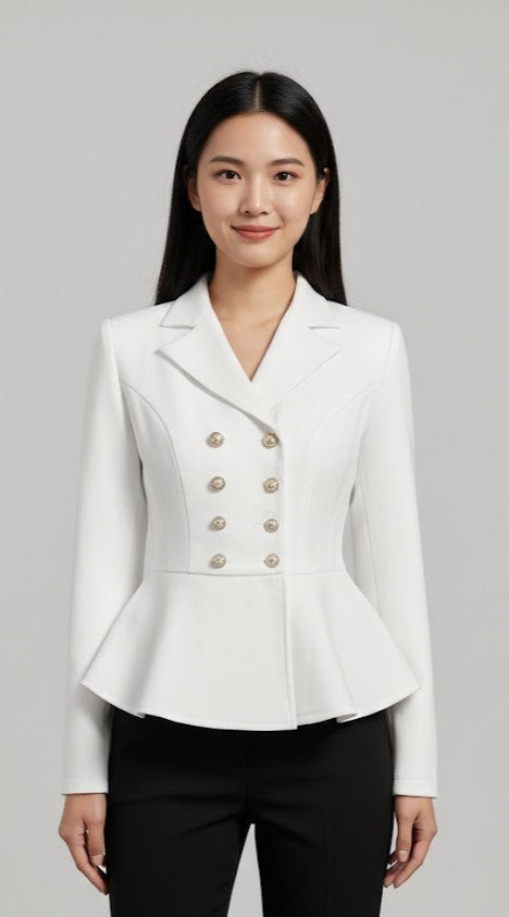 The Presidential Peplum Blazer